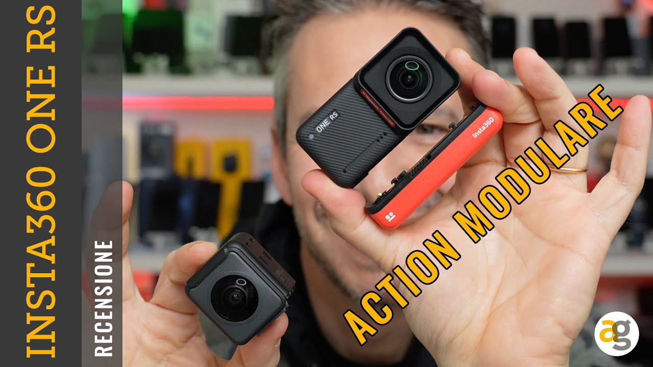 ACTION CAM 2 in 1 MODULARE. NUOVA Insta360 ONE RS.