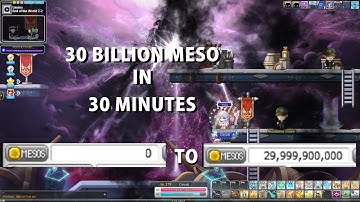 EASY MESO MAKING METHOD (NO FARMING NO KISHIN NEEDED) 30 BILLION MESO IN 30 MINUTES