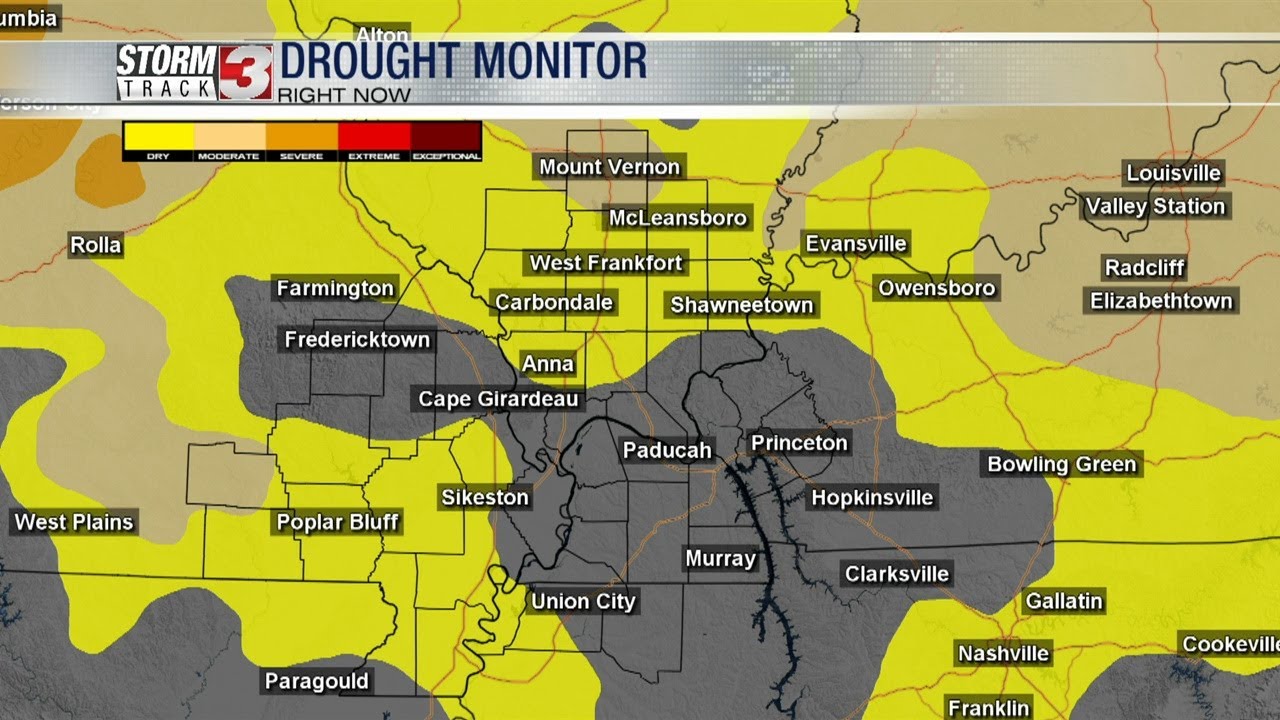 Parts of Southern Illinois, Southeast Missouri still seeing drought conditions