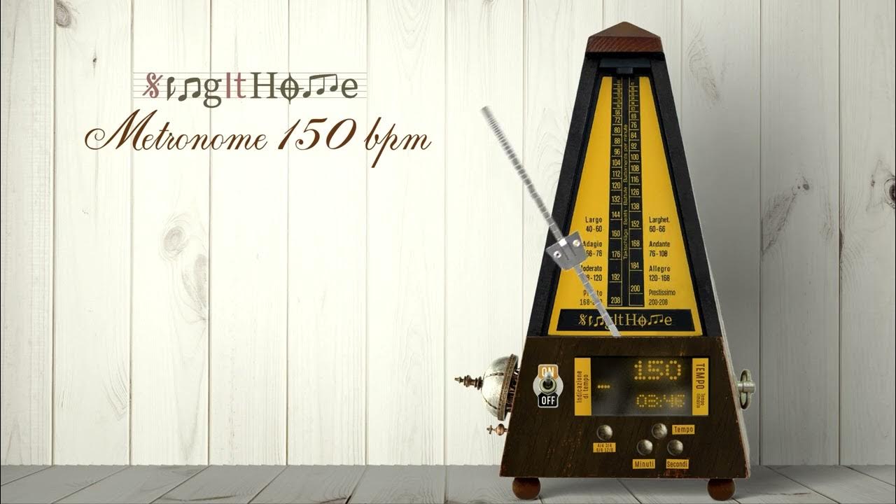 150 BPM Metronome 2K YouTube