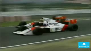 O duelo de Ayrton Senna x Alain Prost em Suzuka 1989