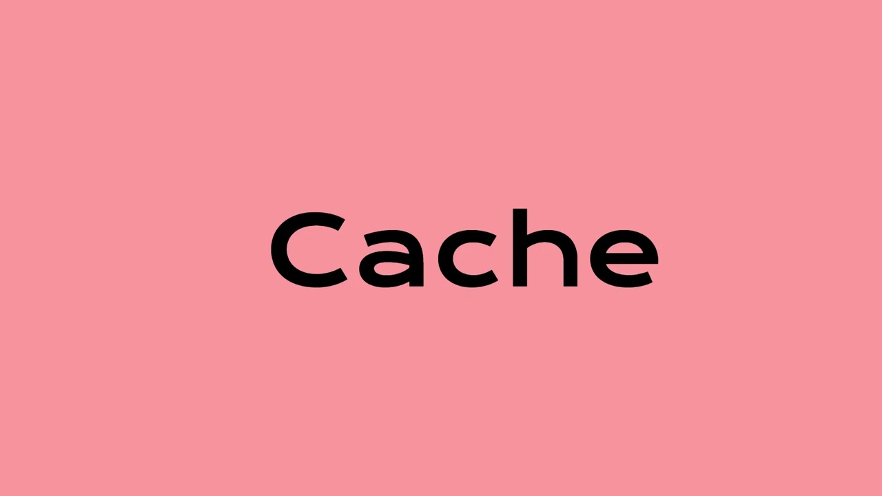 How to Pronounce Cache I Whats the meaning of Cache I WordGallery