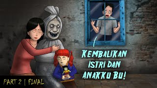 Kisah Menantu Sombong 2 - Mertua Pocong #HORORMISTERI | Kartun hantu, animasi Horor