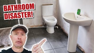 Small BATHROOM MAKEOVER  didn’t go as planned!
