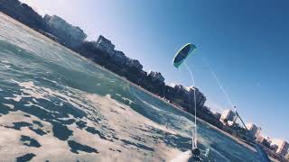 Kiteboarding body dragging. Fast board recovery 2021 How to