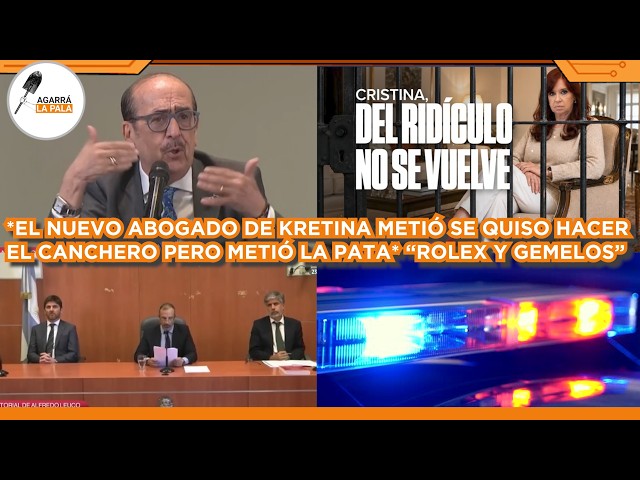 NUEVO ABOGADO ESPAÑOL DE KRETINA SE QUISO HACER EL CANCHERO PERO METIÓ LA PATA Y LO PRENDIERON FUEGO