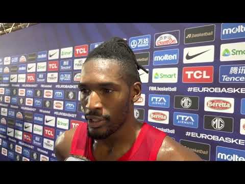 Jaleen Smith reacts to Croatia's defeat to Italy