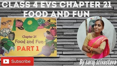 Class 4 EVS chapter 21 Food and Fun Explanation video Part 1