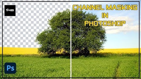 channel masking in Photoshop 🔥