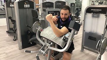 How To Use: Bicep Curl Machine - AF ASHFIELD