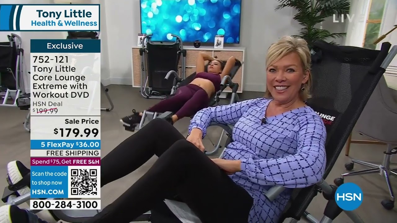 Tony Little Core Lounge Extreme with Workout DVD