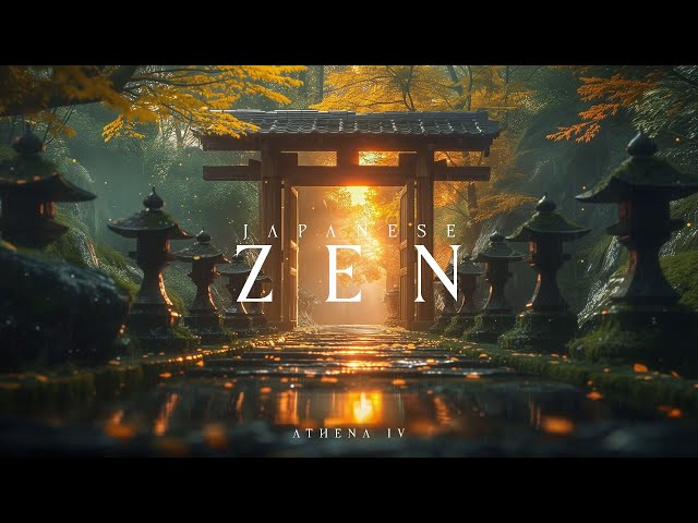 Shinto Forest - Deep Emotional Japanese Zen Music for Focus and Healing (with Rain) class=