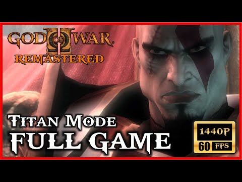 GOD OF WAR 2 REMASTERED Gameplay Walkthrough Part 1 FULL GAME Titan Mode [60FPS 1440P] No Commentary