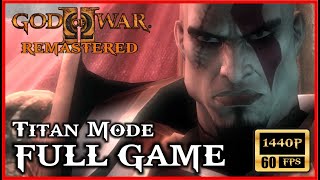GOD OF WAR 2 REMASTERED Gameplay Walkthrough Part 1 FULL GAME Titan Mode [60FPS 1440P] No Commentary screenshot 3