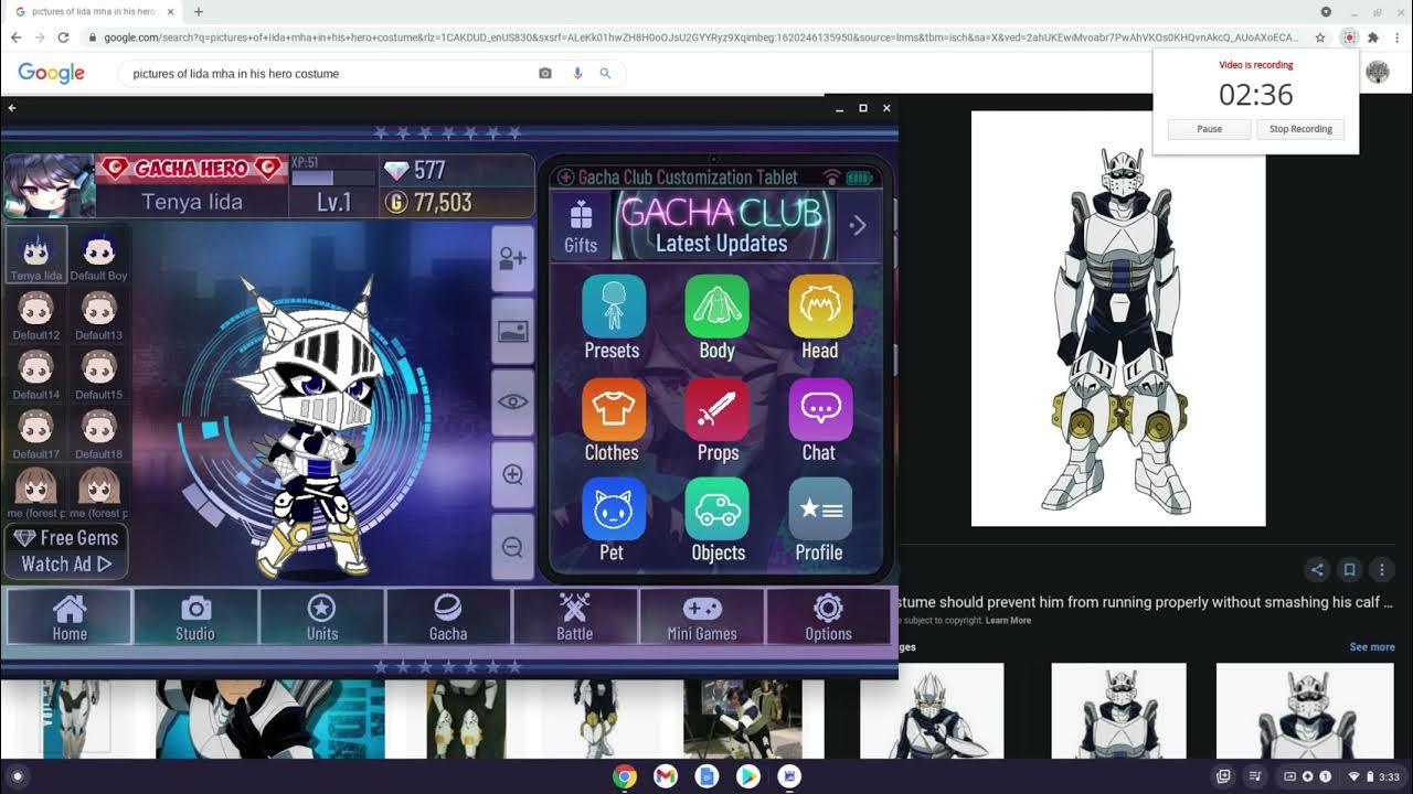 How to make Tenya Iida in Gacha Club FINALE PART YouTube