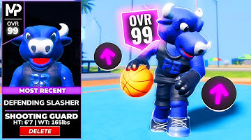 The BEST 99 OVR BUILD in Roblox Playground Basketball