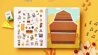Inside the Cozy Homes of Furry Friends! | 500  Stickers & 12 Scenes