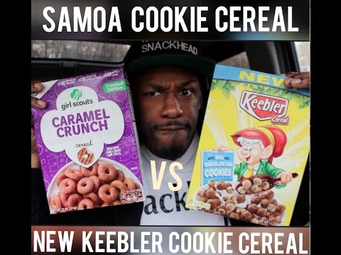 Caramel Crunch & Keeblers New Chocolate Chip Cookie Cereal (review)