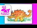 Как нарисовать Динозавра ПРОСТО / How to draw a dinosaur