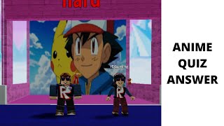 Guess the logo anime quiz answer