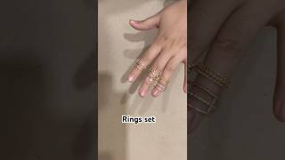 #messho#rings#ringset#meeshofinds#shortsvideo#unboxingvideo#accessories #haul#unboxing#newaccessorie