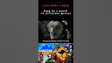 Land Down Under Sung by different movies. #landdownunder #movies #australia