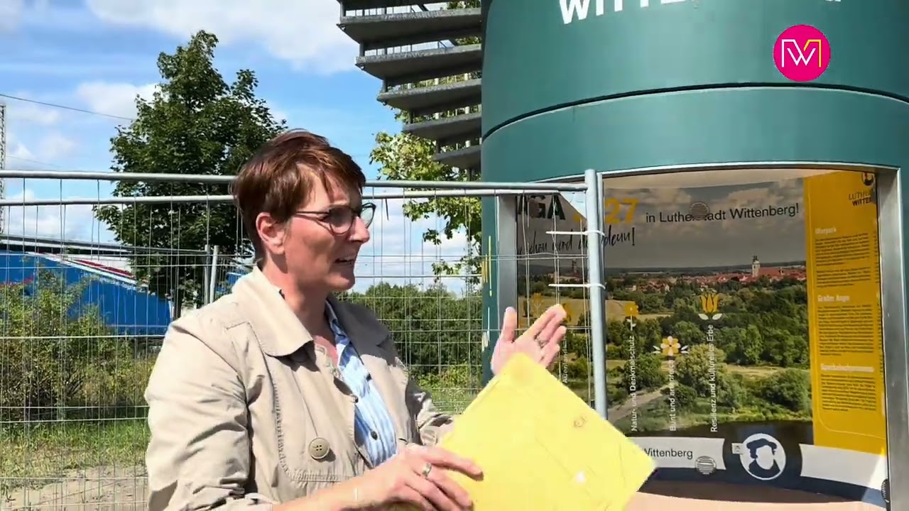 Der LAGA-Turm in Wittenberg