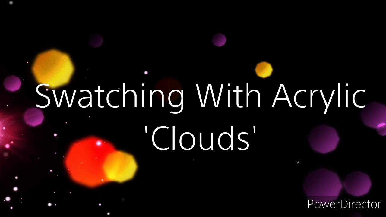 Swatching | Clouds | Acrylic Encapsulation - YouTube