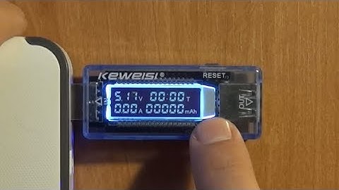 USB meter review - Keweisi 3-20V tests for chargeing time and capacity!