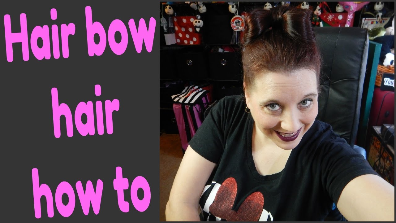 Hair bow hair how to