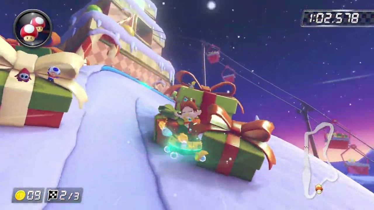 Tour Merry Mountain [150cc] - 1:51.582 - Alberto (Mario Kart 8