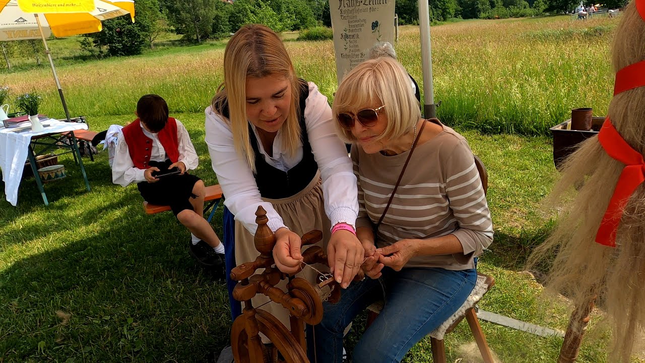 Bauernhausmuseum Wolfegg,   Schaf- und Handarbeitstag am 10. 6. 2025