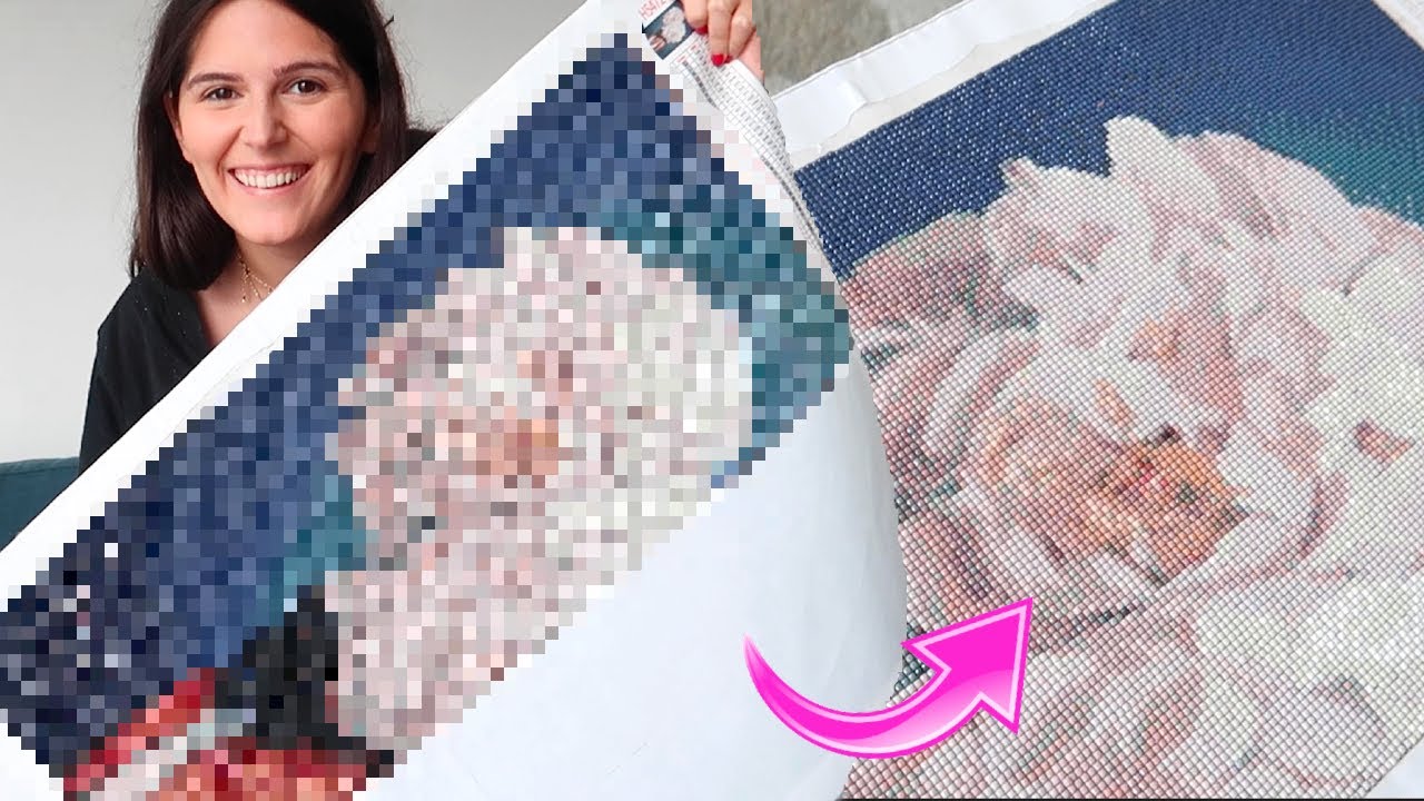 LLEGUE A LA MITAD DEL DIAMOND PAINTING y lo AMO! 😊 Caro Trippar Vlogs