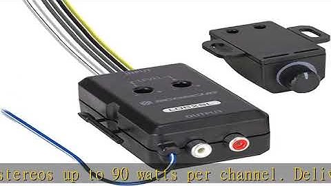 Scosche LOC2SL Line Output Converter Adjustable Amplifier Add On Module for Car Stereo, 2-Channel S