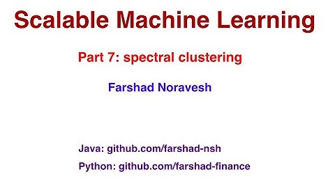 Part 7: spectral clustering