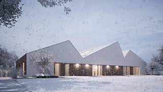 3D Visualization Winteranimation Single house