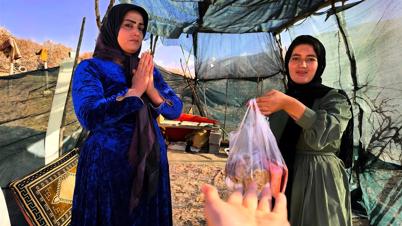 The operator helps a homeless mother and woman.