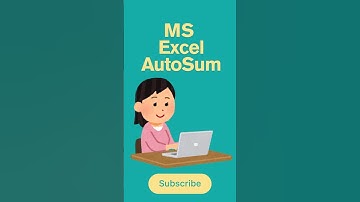AutoSum Excel Trick You Didn’t Know! (Alt + =) #techshorts #viralvideo #shorts #shortsfeed