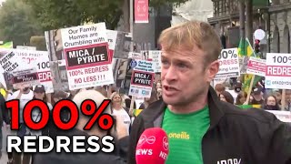 "We could do a sit-down on the M50" - thousands of Donegal residents storm Dublin in Mica protest