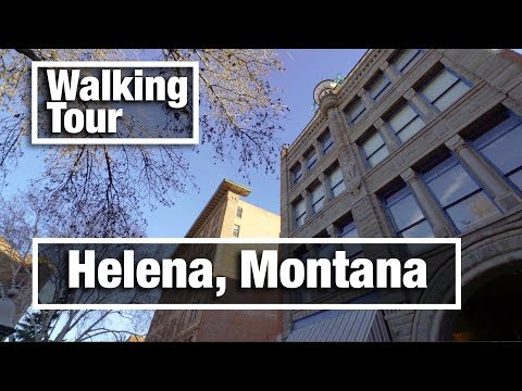 4K City Walks: Helena Montana 4K virtual treadmill walking tour