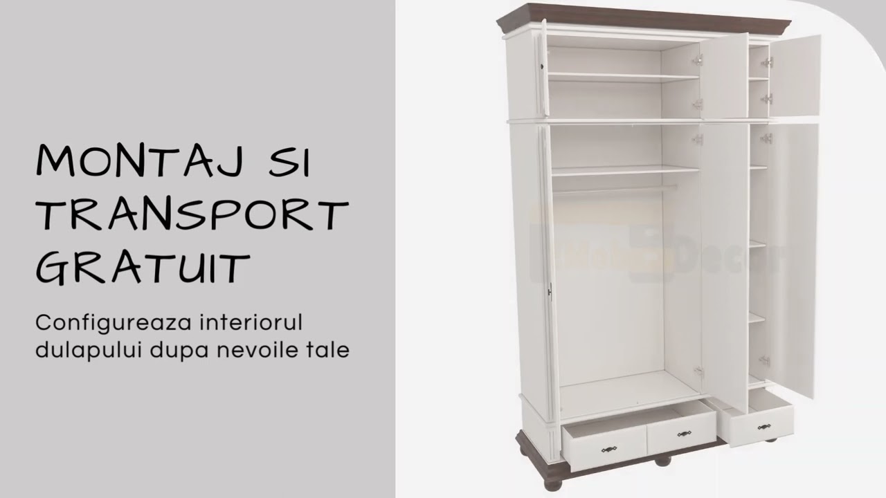 Dulapuri din lemn masiv - EMob Decor