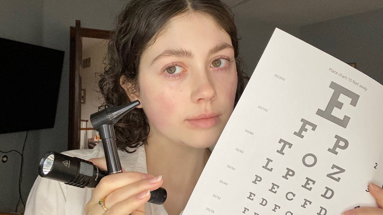 Ролевая игра ASMR «Осмотр глаз у врача» (обзор зрения, осмотр черепных нервов) (медицинская ролев...