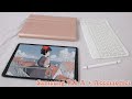 Samsung Tab A 10.1" (2019) Unboxing + Aesthetic Accessories [ Keyboard + Pen + Case ] I Lunadrella