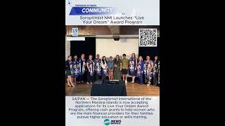 Soroptimist NMI Launches “Live Your Dream” Award Program