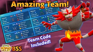 It's Incineroar vs The World! Incineroar Team Pokemon Scarlet & Violet BSS Competitive Ranked