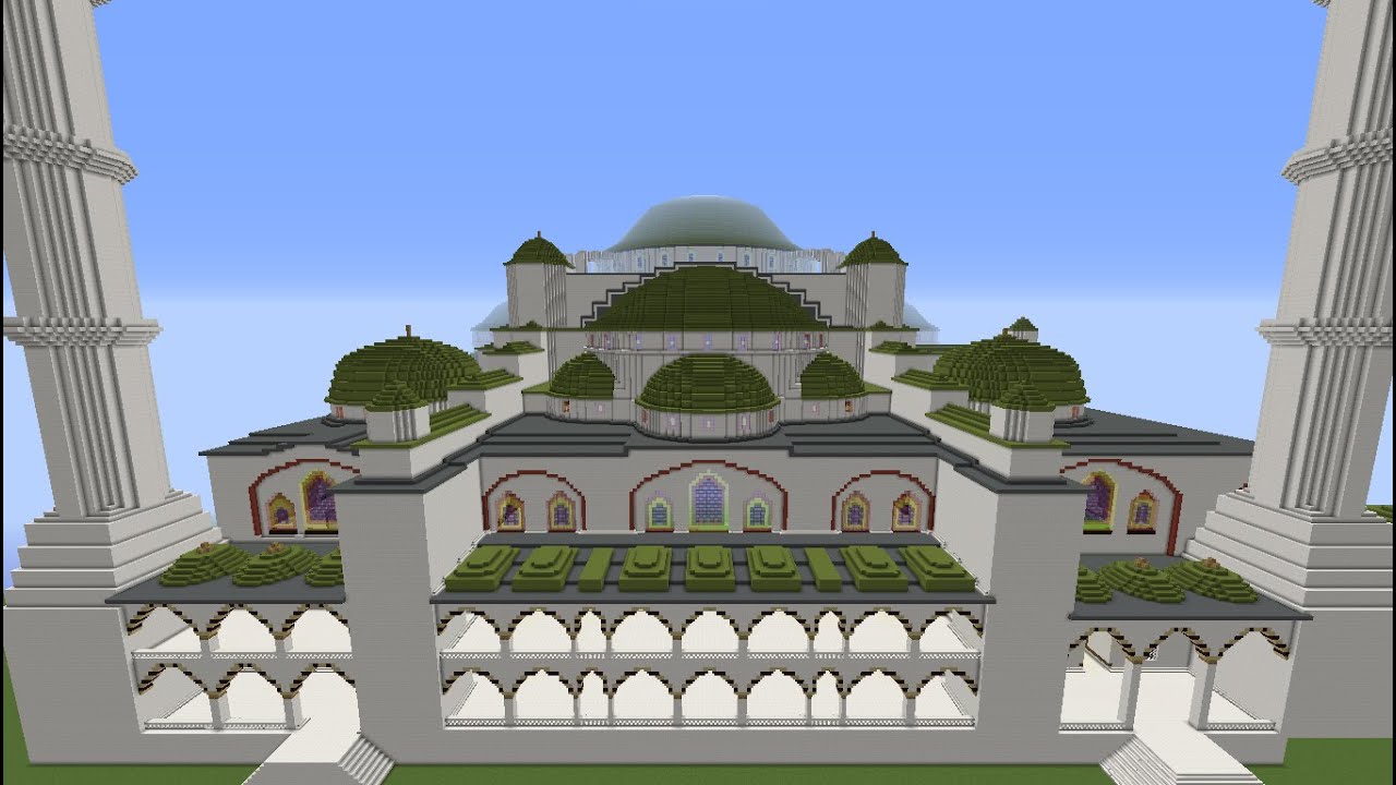 Мечеть майнкрафт схема