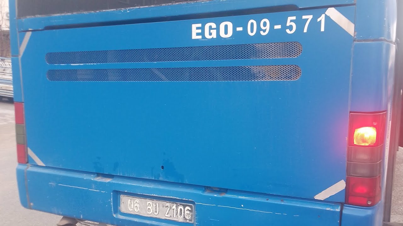 MAN Lions classic arkadan gürültülü motor sesi eşliğinde yolculuk videosu kod numara 09-571