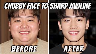 Chubby Face To Sharp Jawline Like A Model In 30 Days No Surgery, Natural Only