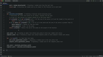 5. Card Game Practice Part 3 Getting Scores || 14. Beginner Card game Project || Python Course