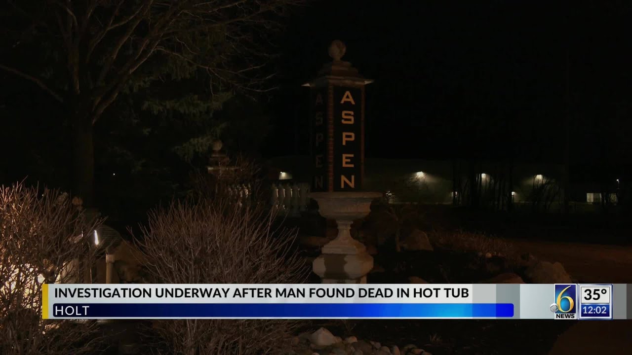 Investigation underway after man found dead in hot tub - YouTube